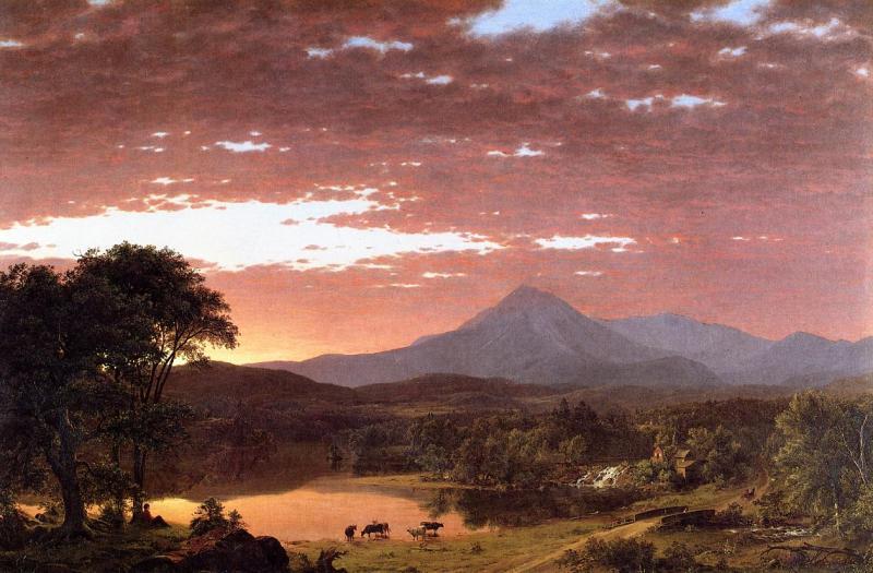 Frederic Edwin Church Mount Ktaadn France oil painting art